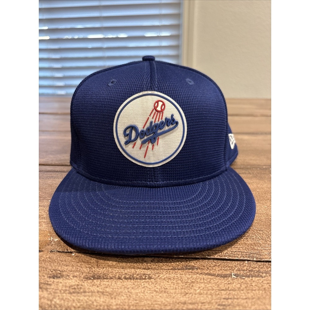 LA Dodgers Hat 59FIFTY 7 1/4 Fitted Cap New Era MLB Blue Baseball Hat Men